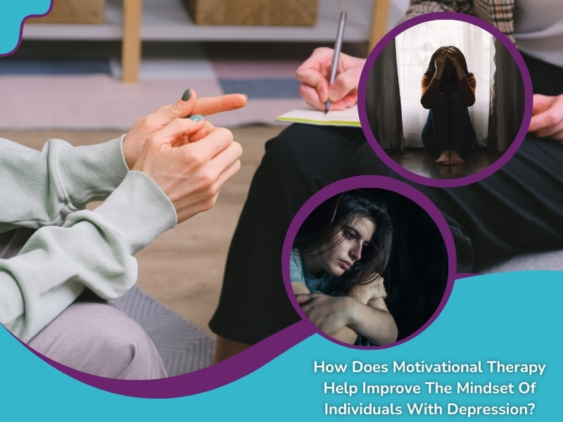 Close-up of therapy session with depressed individuals, highlighting how motivational therapy for depression improves mental health.